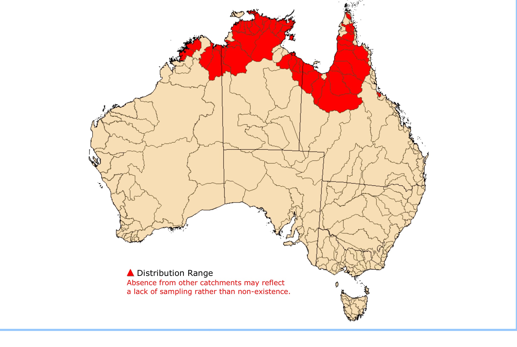 Distribution map